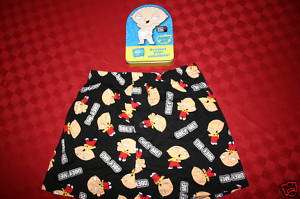 MENS FAMILY GUY STEWIE OBEY ME BOXERS LARGE 36 38 NWOT*  