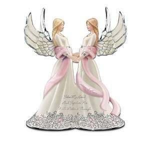  Breast Cancer Support Heirloom Porcelain Musical Figurine 