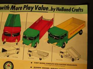 RARE 1930s Metal Toy Truck Catalog Holland NY +MORE  