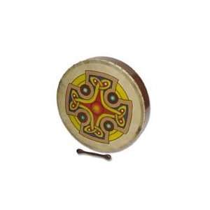  18 Inch Bodhran with Celtic Cross Design Musical 