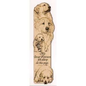  Great Pyraneesse Laser Engraved Dog Bookmark Office 