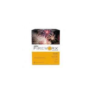  Fireworx Colored Paper, Combustible Orange, 24lb, 8 1/2 x 