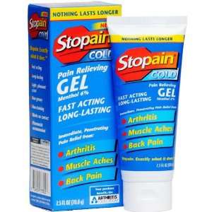  Stopain Pain Relieving Gel, 2.5 fl oz Health & Personal 