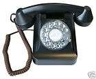   1940s Telephone with Working Rotary Dial   Old Fashioned Black Phone