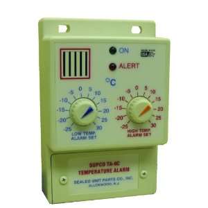   TA6C220 Dual Set Point Temperature Alarm,  25 to 30 Degrees C, 220 VAC