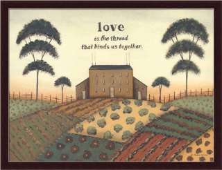 Love is The Thread That Binds Us Together by Donna Atkins Sign 24x18 