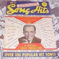 June 1945 Bing Crosby Song Hits Magazine   