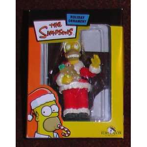  Simpsons Homer as Santa Holiday Ornament 
