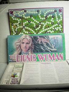 1976 Complete The Bionic Woman Game In Original Box  