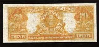 1905 $20.00 Gold ( AKA Technicolor note) Solid VF grade  