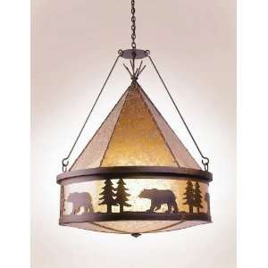  Bear Teepee Chandelier