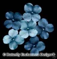 Teal Blue Hydrangea Flower Bridal Hair Pins Wedding  