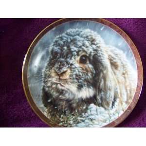   Exchange Bunny Tales Collectible Plate Snow Bunny 