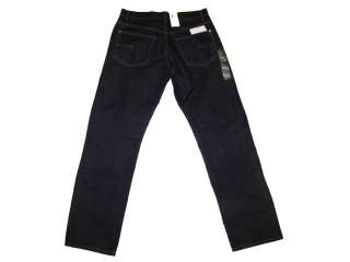 Calvin Klein Relaxed Straight Black Denim Jeans NWT {  