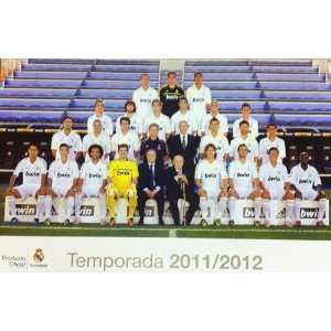  Football Posters Real Madrid   Team 11/12   23.8x35.7 