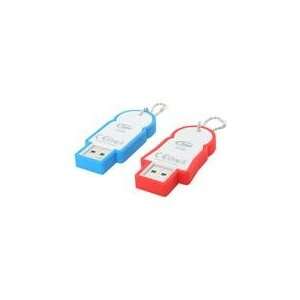  Team Couple 8GB (4GB x 2) USB 2.0 Flash Drive (Blue & Red 