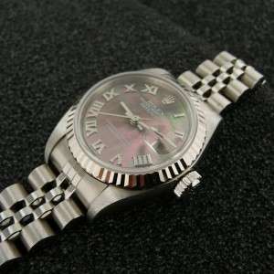 Rolex Lady Datejust S/S Black MOP Dial Old Stock Watch   Never Worn 
