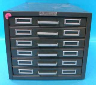 Steelmaster Industrial File Card Accounting Cabinet 6 Drawer 480 Cards 