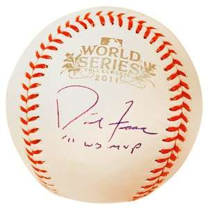   2011 World Series Logoed Baseball w/ 11 WS MVP Ins