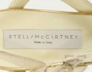 Stella McCartney Tatami Woven Straw Sandal Heels Size 39 NEW  