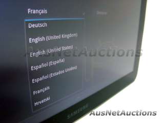 SAMSUNG GALAXY Tab 10.1 LCD 16GB P7510 ANDRIOD 3.1 Honeycomb WiFi P 
