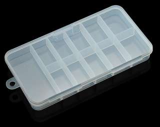 10 x EMPTY PLASTIC NAIL TIPS STORAGE BOX CASE TOOL 063
