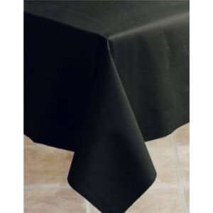 Linen Like Black Banquet Table Cover 