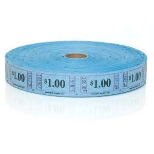  $1.00 Tickets   Blue   2000 per roll Toys & Games