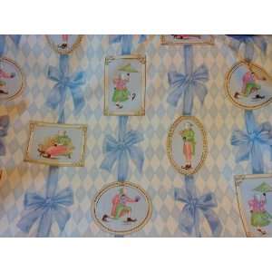  54 Wide Braemore Fabric, Forget Me Not Romantic Kid Sheep 
