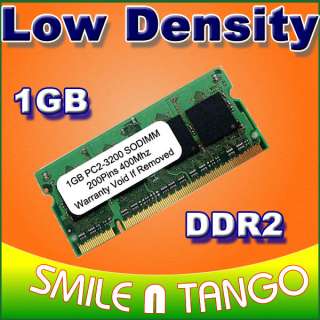 1GB DDR2 PC2 PC3200 400Mhz 400 PC 3200 SODIMM 1 GB  