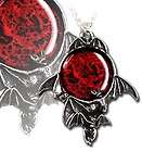 blood moon vampire bat alchemy gothic necklace evil mag $ 39 99 time 