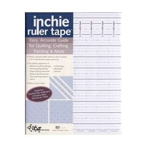  Inchie Ruler Tape, 10/Pkg. Arts, Crafts & Sewing