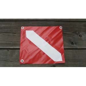  Vinyl Diver Down Flag 14 in. X16 in.