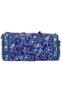   Duffle Overnight Bag   Blue and green floral print 849056099596  