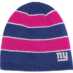  Reebok New York Giants Womens Breast Cancer Awareness Knit Hat 
