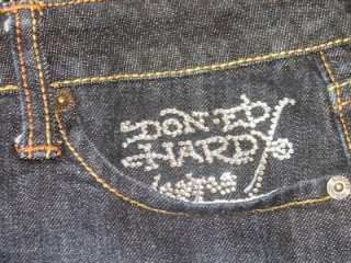 NWOT designer denim blue jean skirt from ED Hardy by Christian Audgier