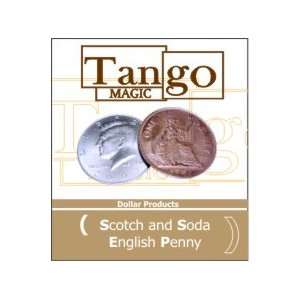   & Soda English Penny Tango Magic Trick Coins Set 