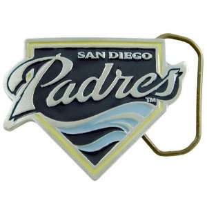  San Diego Padres Pewter Team Logo Belt Buckle