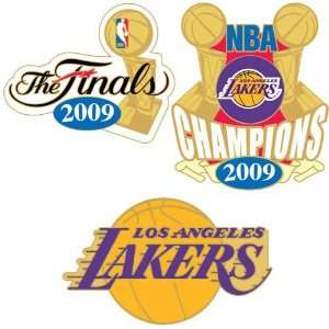  Los Angeles Lakers 2009 NBA Champions 3 Pack Pin Set 