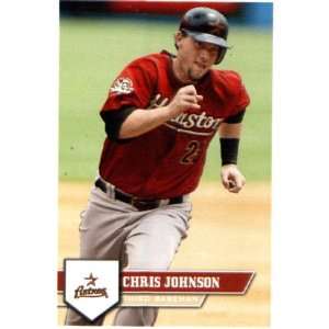 2011 Topps Major League Baseball Sticker #208 Chris Johnson Houston 
