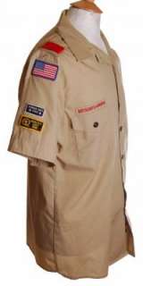 Vintage RETRO 80s Boy Scouts of America Shirt uniform   Medium  