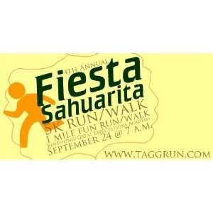   Vinyl Banner   Annual Fiesta Sahuarita 5k Run/Walk 