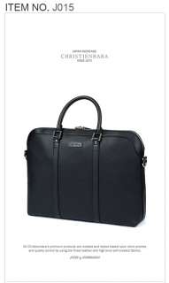   Business Briefcase Shoulder Cross Body Bag Brown Black J15US NWT
