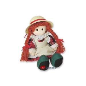  Amy Rag Doll With Hat Scottish Tartan Toys & Games