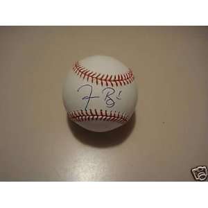 Aaron Bates Boston Red Sox Signed Official Ml Ball   Autographed 