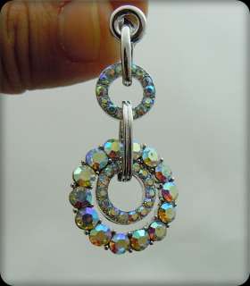   inch W, 13/4 inch H (2.2CM * 4.5CM)  longest part of earring