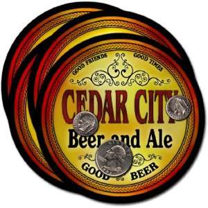  Cedar City, UT Beer & Ale Coasters   4pk 