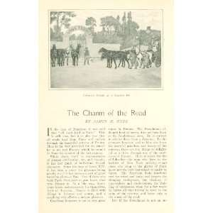 1902 Coaching in France Horses Carriages 