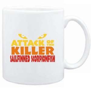  Mug White  Attack of the killer Sailfinned Scorpionfish 