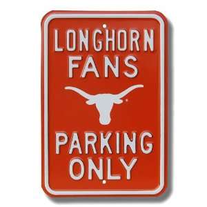  Texas Longhorns Orange Fans Only Parking Sign Sports 